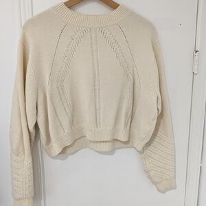 Cream woolen sweatshirt from Club Monaco